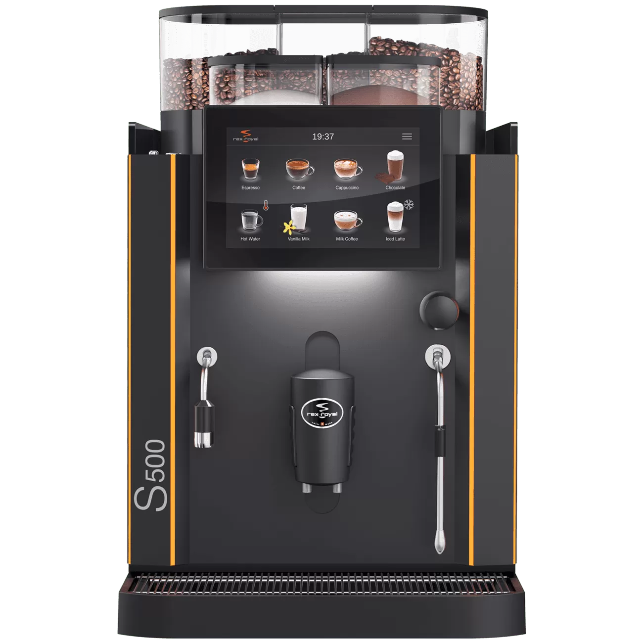 Rex Royal S500 Kaffeevollautomat, Frontansicht