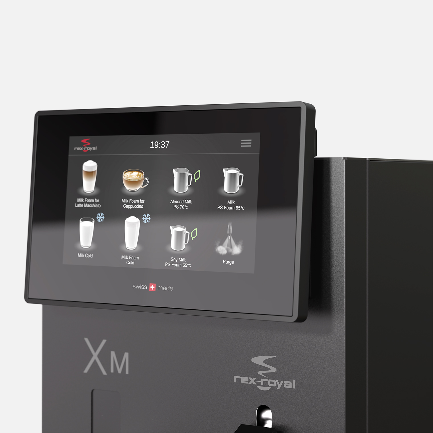 Rex Royal XM, 7-Zoll-Touchdisplay