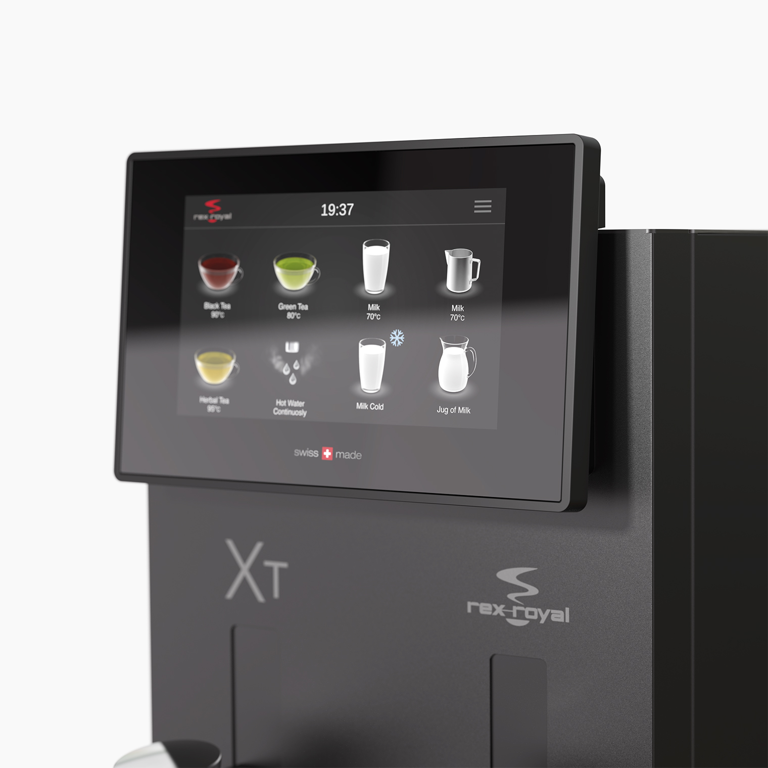 Rex Royal XT, 7-Zoll-Touchdisplay
